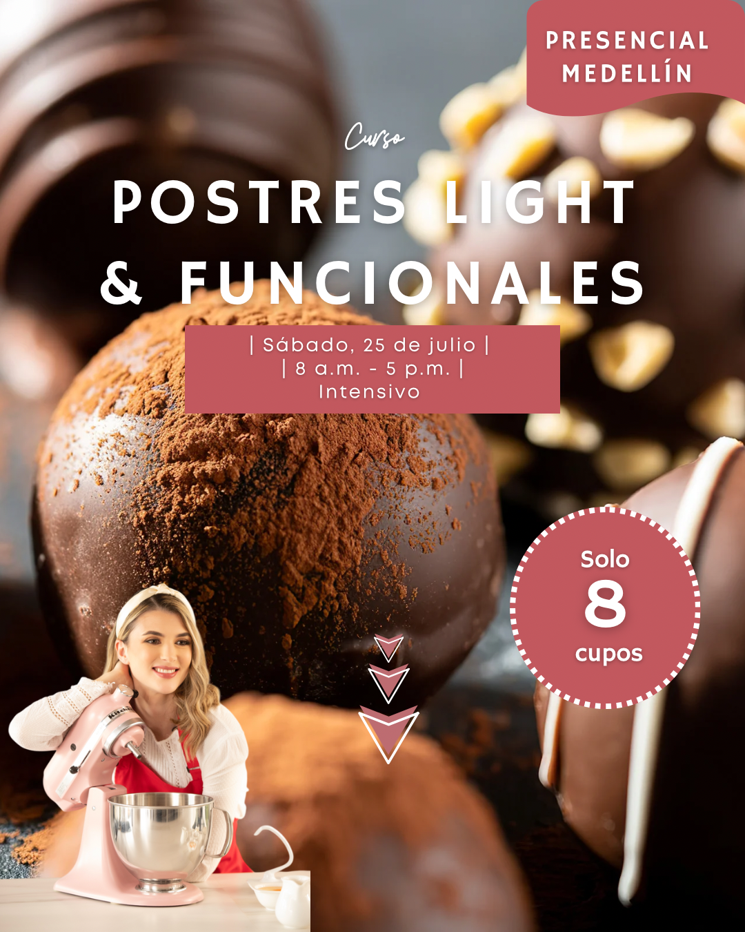 Postres light y/o funcionales| Medellín, 25 de julio, 8 am