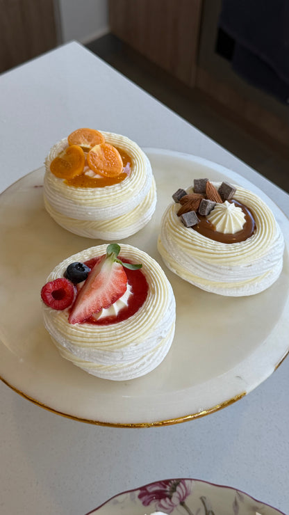 Pavlovas, merengues, dacquoise & más | clase en vivo