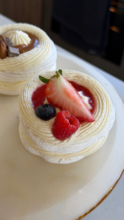 Pavlovas, merengues, dacquoise & más | clase en vivo