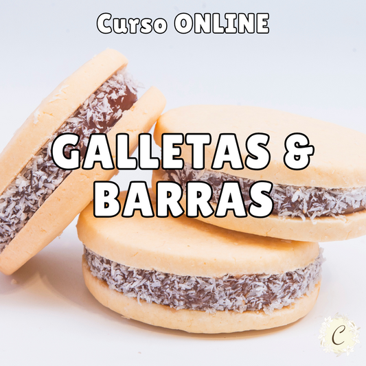 Alfajores, galletas y barras: curso ONLINE